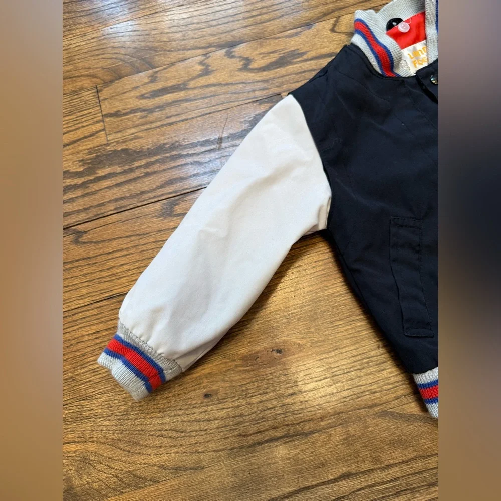 London Fog vintage kids bomber jacket, size 3-4